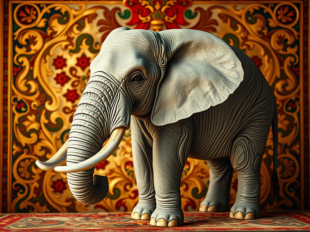 Un elefante. Bestiarios medievales