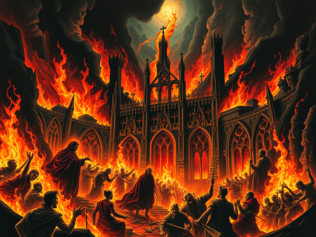 El infierno, según la Divina Comedi